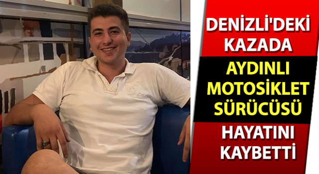 Otomobil ile çarpışan genç motosiklet sürücü hayatını kaybetti