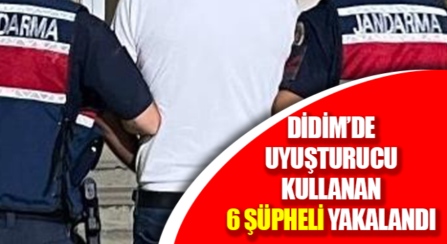 Uyuşturucu kullanan 6 şüpheli yakalandı