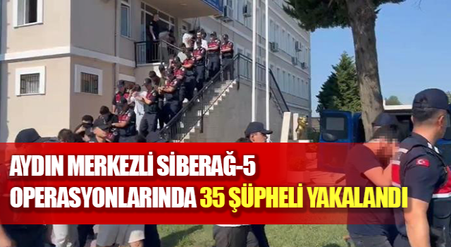 Aydın merkezli Siberağ-5 operasyonu