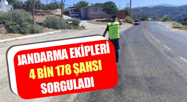 Aydın’da 4 bin 178 şahıs sorgulandı