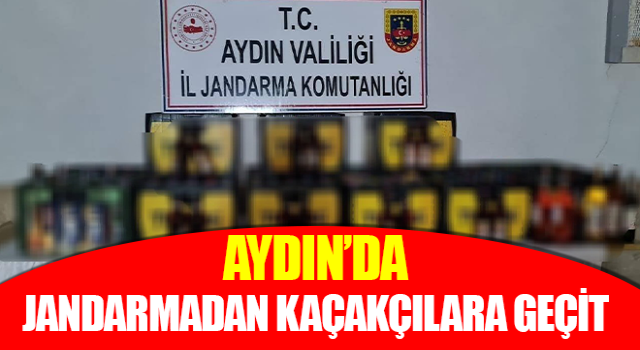 Aydın’da jandarmadan kaçakçılara geçit yok