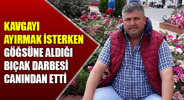 Aydın’da kavgayı ayırmak isteyen şahıs canından oldu