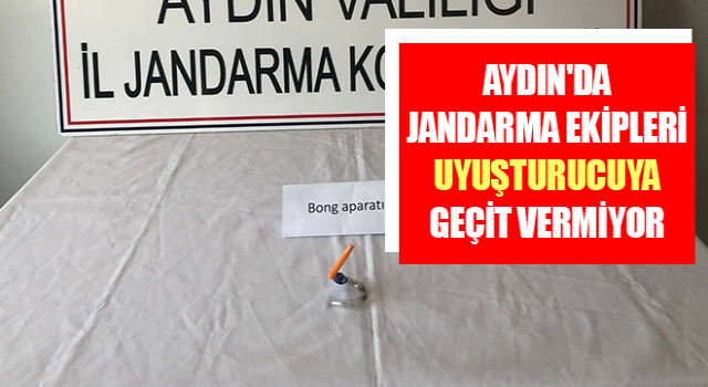 Jandarma ekipleri uyuşturucuya geçit vermiyor