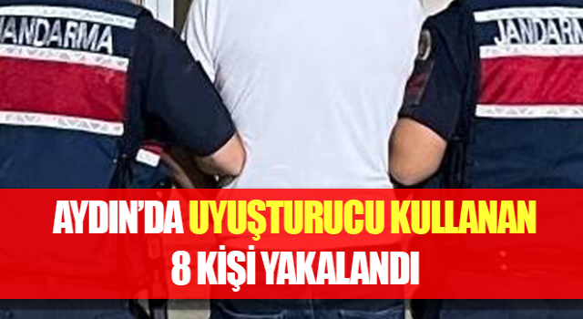 Uyuşturucu kullanan 8 kişi yakalandı