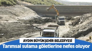 Büyükşehir, tarımsal sulama göletlerine nefes oluyor