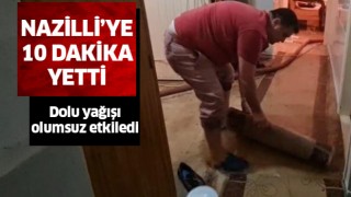 Dolu yağışı hayatı olumsuz etkiledi