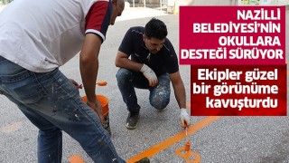 Nazilli Belediyesi’nin okullara desteği sürüyor