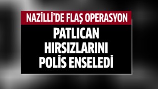 Nazilli polisinden flaş operasyon