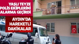 Polis ekipleri yaşlı teyze için seferber oldu