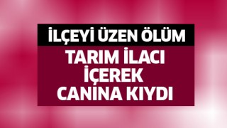 Tarım ilacı içerek canına kıydı