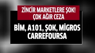 Zincir marketlere şok!