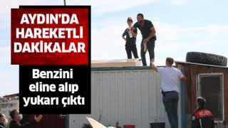 Aydın'da çok hareketli dakikalar