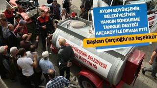 Büyükşehir'den Akçaköy'e yangın söndürme tankeri