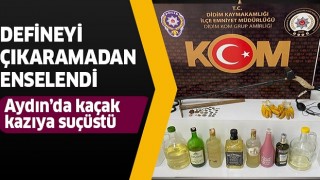 Define ararken suçüstü yakalandı