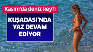 Kasım'da deniz keyfi