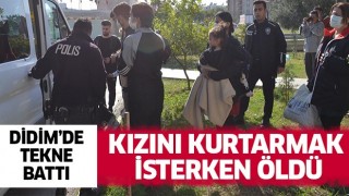 Kızını kurtarmak isterken öldü