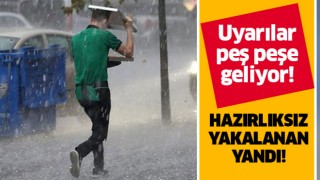 Meteoroloji saat verdi!