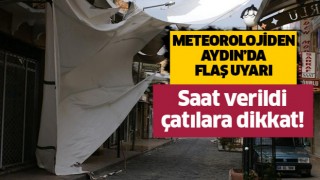 Meteorolojiden Aydın'a uyarı!