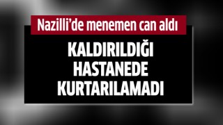 Nazilli'de menemen can aldı