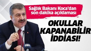 Okullar kapanabilir iddiası!