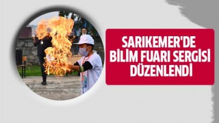  Sarıkemer'de bilim fuarı sergisi düzenlendi