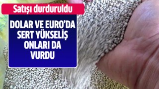 Satışı durduruldu