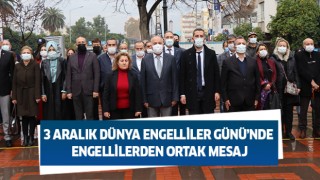 3 Aralık Dünya Engelliler Günü’nde engellilerden ortak mesaj