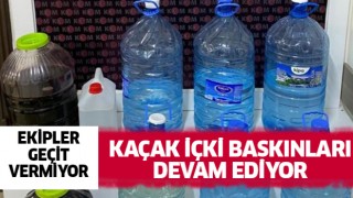 Aydın'da kaçak içki baskınları devam ediyor