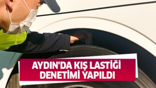 Aydın'da kış lastiği denetimi yapıldı