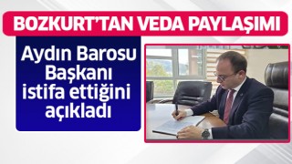 Baro Başkanı Bozkurt’tan veda paylaşımı