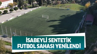 İsabeyli Sentetik Futbol Sahası yenilendi