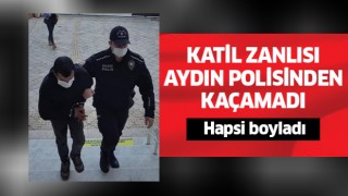 Katil zanlısı polisten kaçamadı