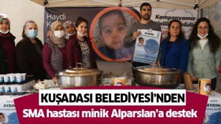  Kuşadası Belediyesinden SMA hastası minik Alparslan’a destek