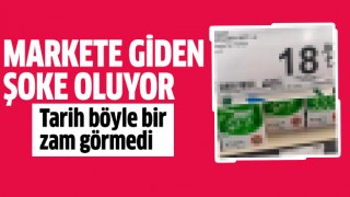 Markete giden şoke oluyor!