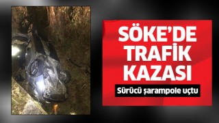 Söke'de korkutan kaza!