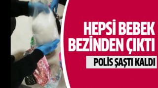 Bebek bezinden çıkanlar şoke etti