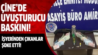 Çine’de uyuşturucu operasyonu