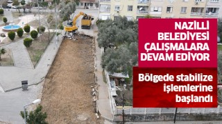 Nazilli Belediyesi Turan Mahallesi'nde yol yenileme çalışmalarına devam ediyor