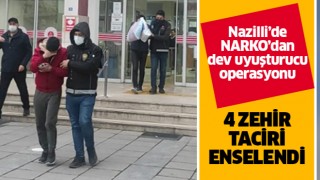 Nazilli Narko' dan dev uyuşturucu operasyonu