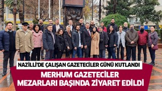 Nazilli'de Çalışan Gazeteciler Günü kutlandı