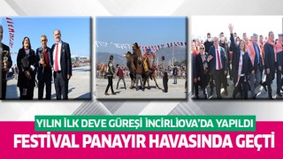  Yılın ilk deve güreşi İncirliova’da yapıldı