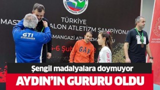  Aydınlı atlet madalyalara doymuyor