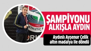 Aydınlı sporcu Çelik Türkiye şampiyonu oldu