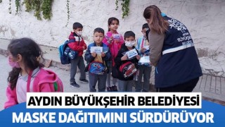 Büyükşehir maske dağıtımını sürdürüyor