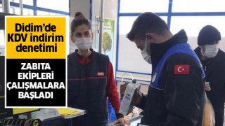 Didim’de KDV indirim denetimi