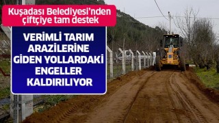 Kuşadası Belediyesi’nden çiftçiye tam destek