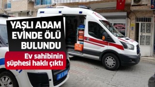 Yaşlı adam yaşadığı evde ölü bulundu