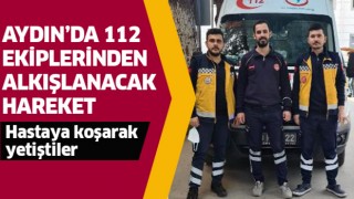 112 ekiplerinden alkışlanacak hareket!