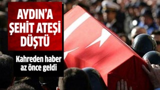 Aydın'a şehit ateşi düştü!