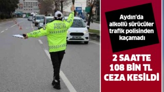 Aydın'da alkollü sürücüler trafik polisinden kaçamadı